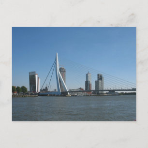 Rotterdam Skyline River Foto Postcard Postkarte