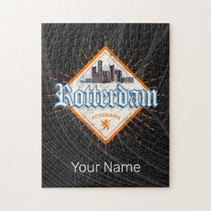 Rotterdam Stadt Niederlande Skyline Niederländisch Puzzle