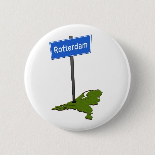 Rotterdam verkeersbord button (Vorderseite)