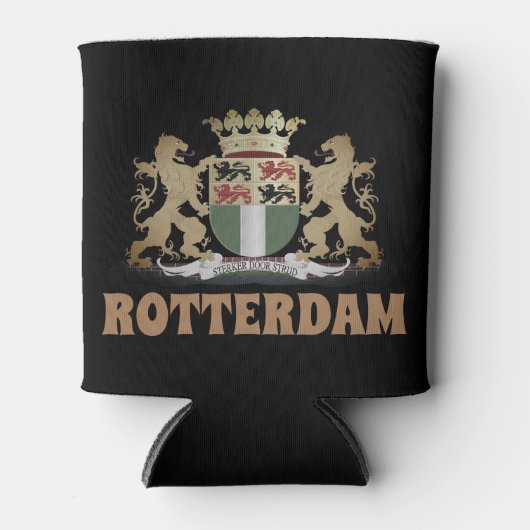 Rotterdam Wappen, Niederlande Dosenkühler (Vorderseite)