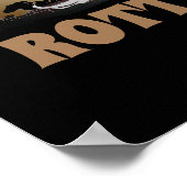 Rotterdam Wappen, Niederlande Poster (Ecke)