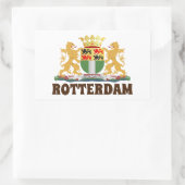 Rotterdam Wappen, Niederlande Rechteckiger Aufkleber (Tasche)