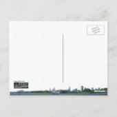 Rotterdamer Brücke über den Fluss Maas Foto Postka Postkarte (Rückseite)