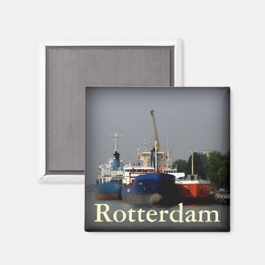 Rotterdamer Hafen Magnet (Vorderseite/Rückseite)