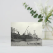 Rotterdamer Hafen Postkarte (Stehend Vorderseite)