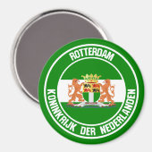 Rotterdamer RundEmblem Magnet (Vorderseite/Rückseite)