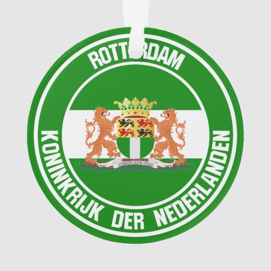 Rotterdamer RundEmblem Ornament (Rückseite)