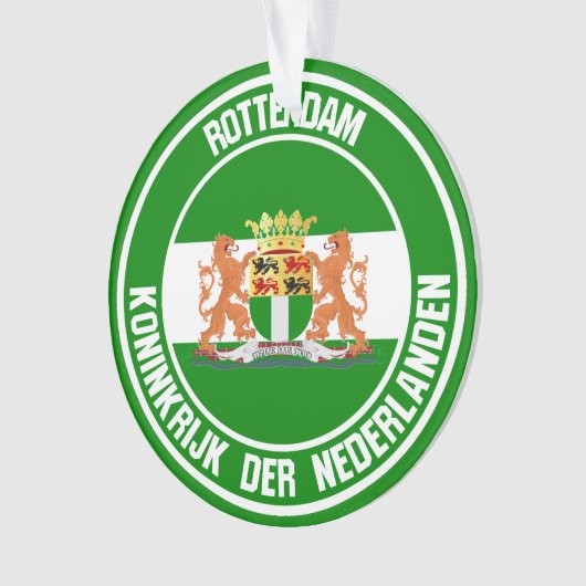 Rotterdamer RundEmblem Ornament (Vorderseite)