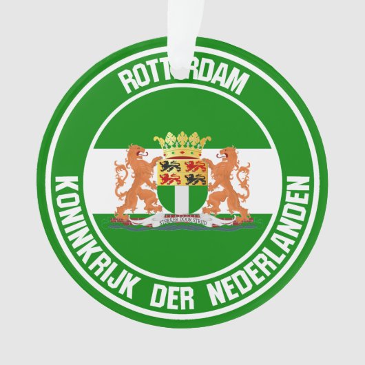 Rotterdamer RundEmblem Ornament (Vorderseite)
