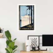 Rotterdamsche Lloyd Ship Vintage Travel Poster (Heimbüro)