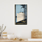 Rotterdamsche Lloyd Ship Vintage Travel Poster (Küche)