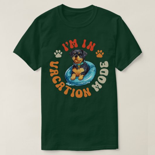 Rottie Dog T-Shirt (Design vorne)