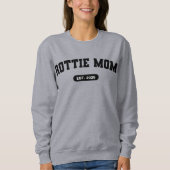 ROTTIE MAMA Dog Mum Custom Birth Year Sweater Sweatshirt (Vorderseite)