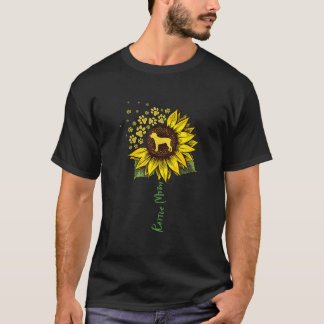Rottie Mama Sonnenblume Rottweiler gibt Dog Mama M T-Shirt