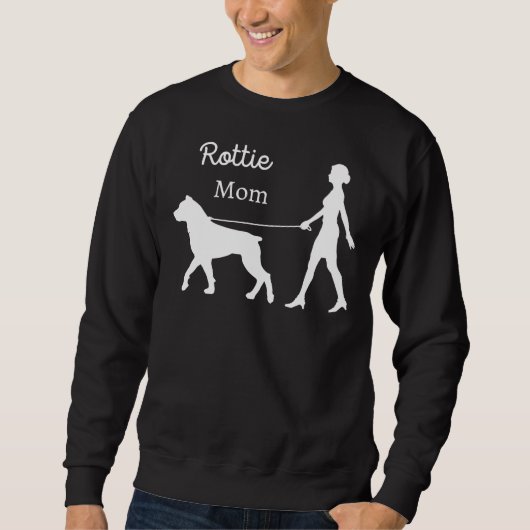 Rottie-Mama Sweatshirt (Vorderseite)