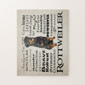 Rottie Merkmal-Puzzlespiel Puzzle (Vertikal)