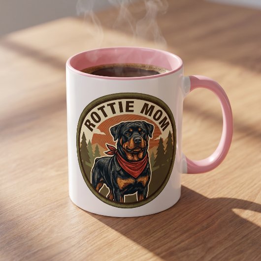 Rottie Mom Kaffeetasse | Rottweiler-Mutter beschen