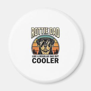 Rottie Papa wie ein normaler Papa, aber cooler Des Magnet