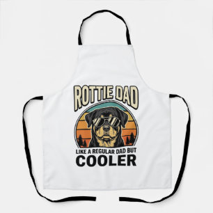 Rottie Papa wie ein normaler Papa, aber cooler Des Schürze