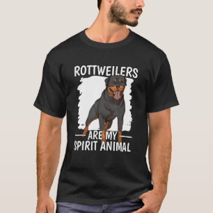 Rottie Quote Rottweilers sind meine Spirit Animal  T-Shirt