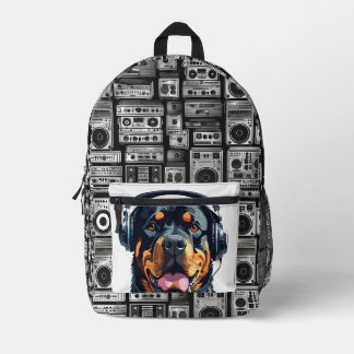 Rottie Rocker Rucksack zwei