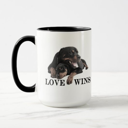 Rottie-Tasse Tasse (Links)
