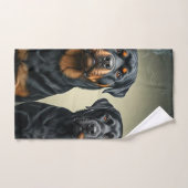 Rottie und sein Babe Handtuch (Handtuch)