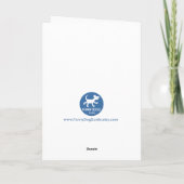 Rottie-Vater-Karte; Rottweilers Daddy-Karte; Dankeskarte (Rückseite)