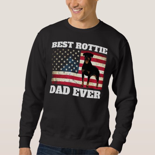 Rottie Vater Sweatshirt (Vorderseite)