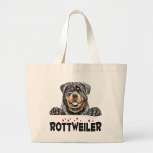 Rottie Welpen-Hundemama-Geschenk Süße Rottweiler-T Jumbo Stoffbeutel