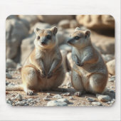 "Rottnest Duo: Zwei Quokkas im Paradies Mousepad (Vorne)