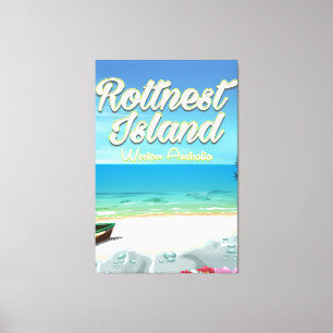 Rottnest-Insel Australien Ozean Reiseplakat Leinwanddruck