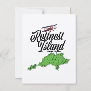 Rottnest Island Australia Karte