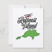 Rottnest Island Australia Karte (Rückseite)