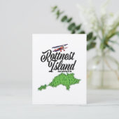 Rottnest Island Australia Karte (Stehend Vorderseite)