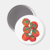 RotTomatenmagnet Magnet (Vorderseite/Rückseite)