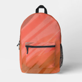 Rottöne bedruckter rucksack