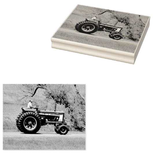 Rottraktor Gummistempel (Stempel)