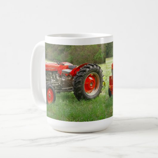 Rottraktor Kaffeetasse (Vorderseite Links)