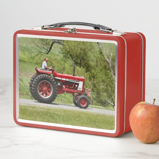 Rottraktor Metall Lunch Box (Beispiel)