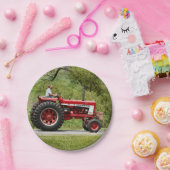 Rottraktor Pappteller (Party)