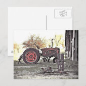 Rottraktor Postkarte (Vorne/Hinten)