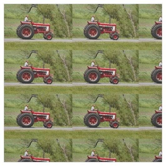 Rottraktor Stoff (Muster)