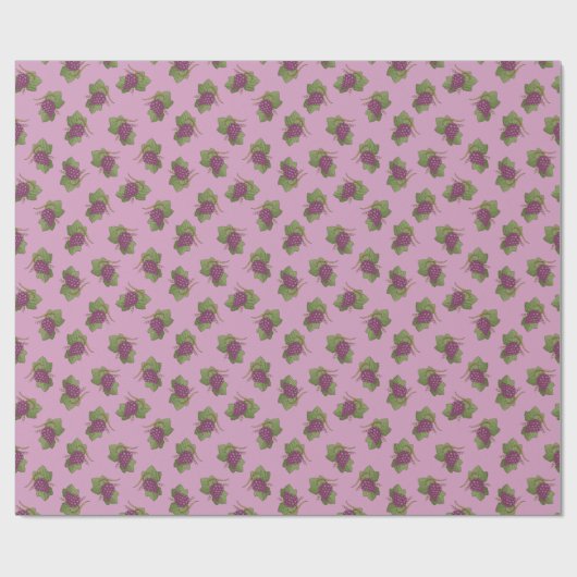 Rottraubenmuster Geschenkpapier (Flach)