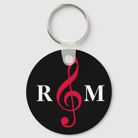 Rottreppenspalte mit Initialen Schlüsselanhänger (Vorderseite)