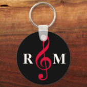 Rottreppenspalte mit Initialen Schlüsselanhänger (Vorderseite)