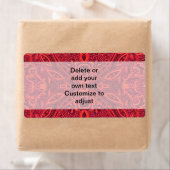 Rottribal-Damastmuster (Insitu)