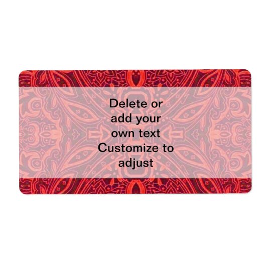 Rottribal-Damastmuster (Vorne)