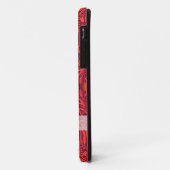 Rottribal-Damastmuster Case-Mate iPhone Hülle (Hinten/Links)