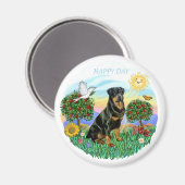Rottweiler (#1) magnet (Vorderseite/Rückseite)